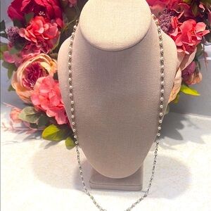 Marvella Vintage Gold and Faux Pearl Necklace